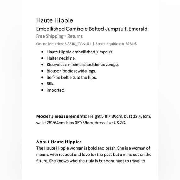 Haute Hippie Green Sequin Romper Jumpsuit XS - Picture 5 of 5